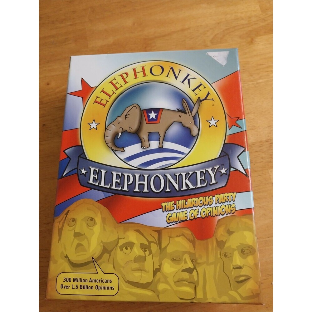 Elephonkey Party Game of Opinion Excellent Condition RARE FIND